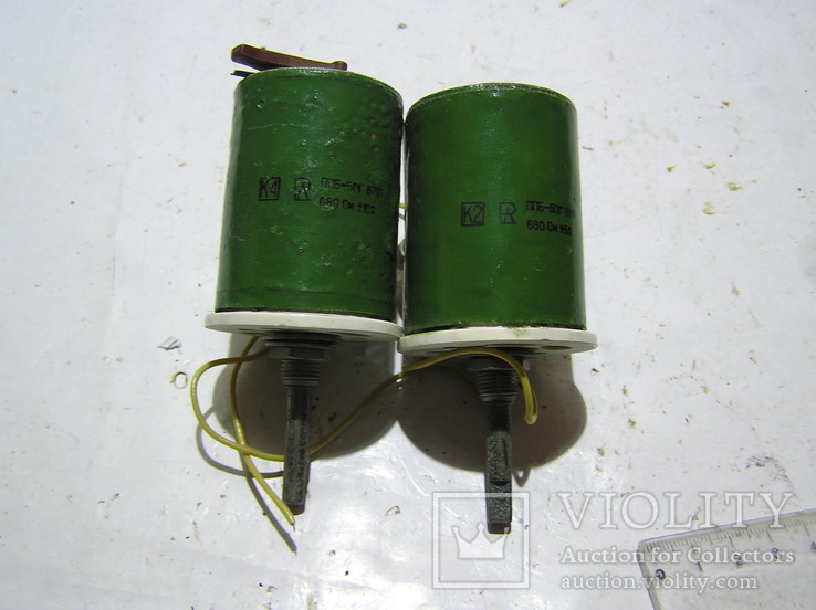 Переменные резисторы ППБ-50Г ; 680 Ом ,2 штуки., фото №2