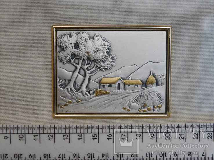 6.Картинка-мініатюрка на срібній основі.Італія., photo number 6