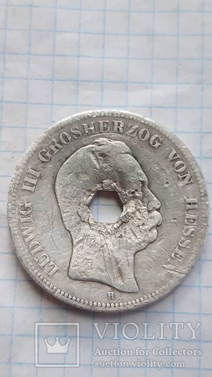 5 марок 1876 Людвіг 3 Гесен