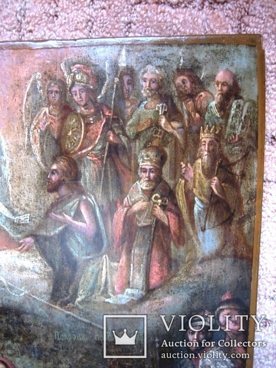 Старовинна ікона Покрови Пр. Богородиці, фото №6