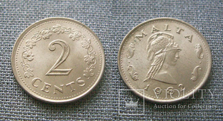 Мальта, 2, 50 центов и 1 лира, фото №3