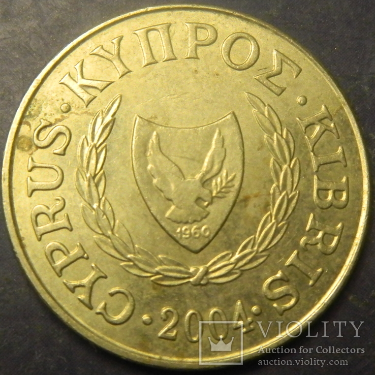 5 центів Кіпр 2004, фото №3