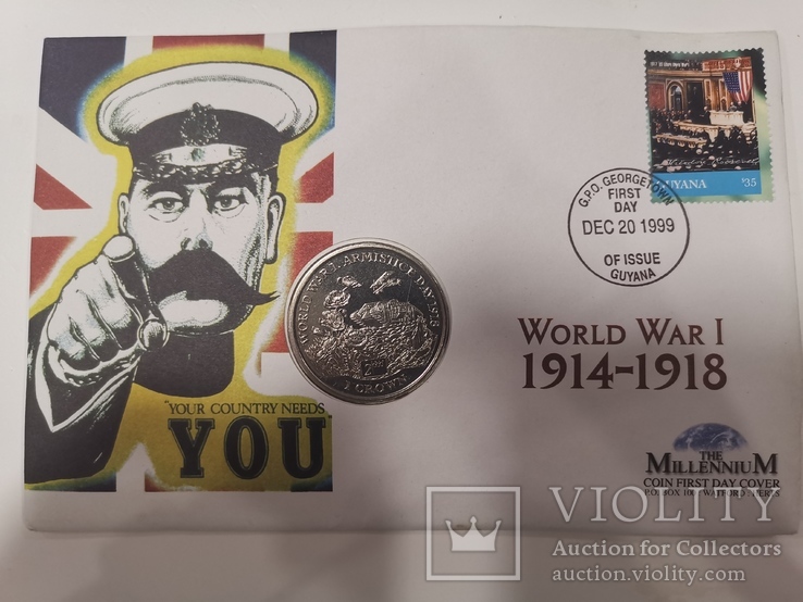  Монета World War I 1914-1918