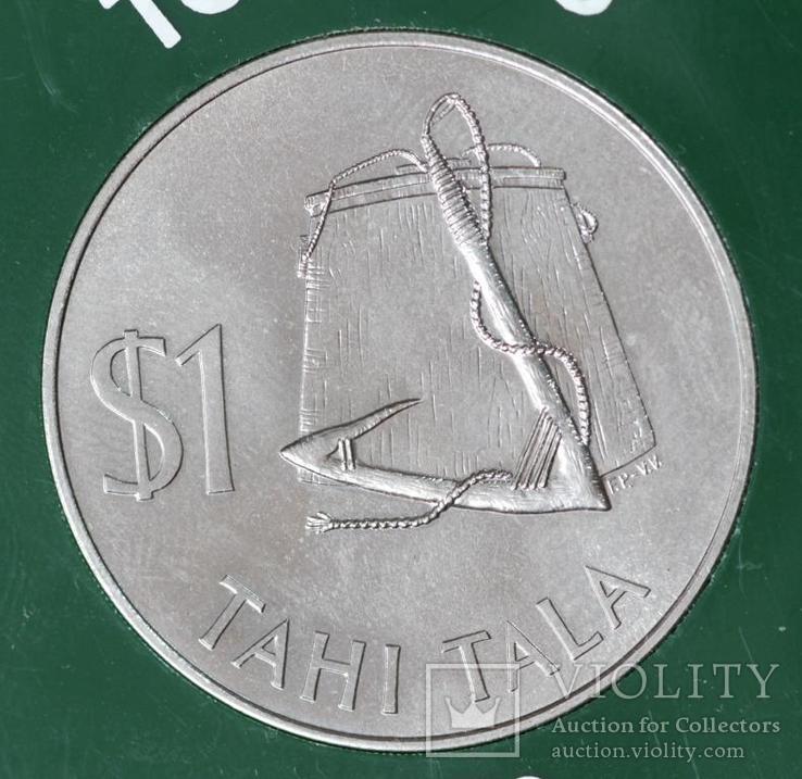 Монета Токелау 1 тахи тала доллар 1979 г.