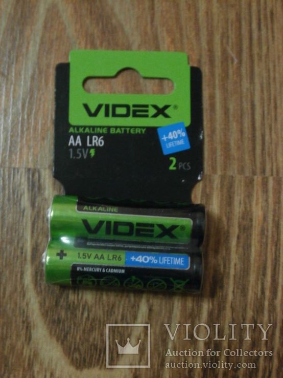 Батарейка Videx LR6 Alkaline (AA) 2 штуки пальчик