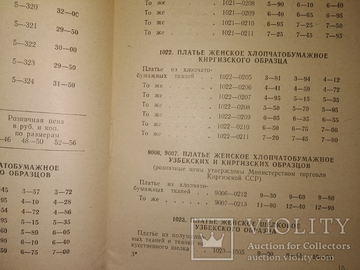 1960 прейскурант на национальную одежду разных республик и народов. Этнография, фото №10