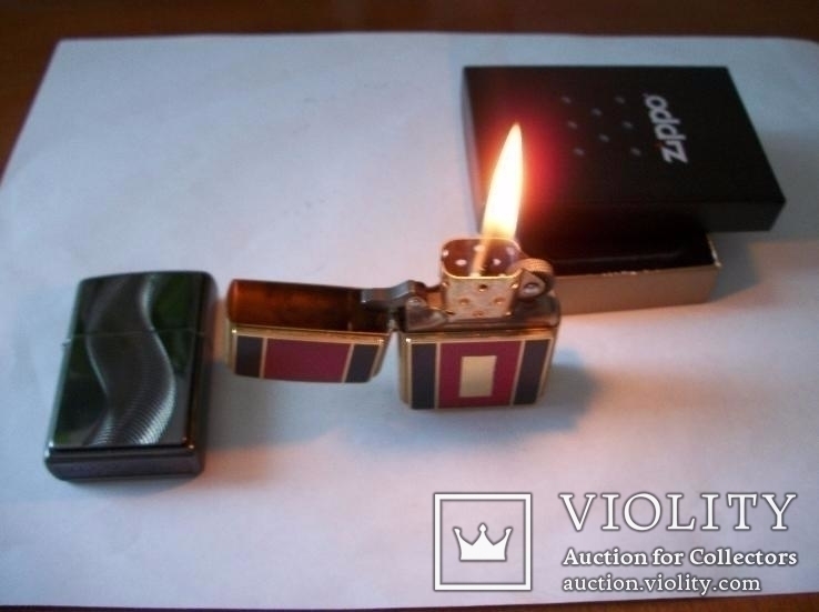  зажигалкa zippo  2003-год. made in usa. bradford [оригинал-комплект], photo number 3