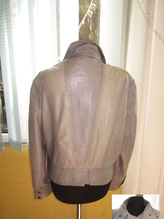 Стильная женская кожаная куртка-косуха YESSICА (C&amp;A). Лот 568, фото №6