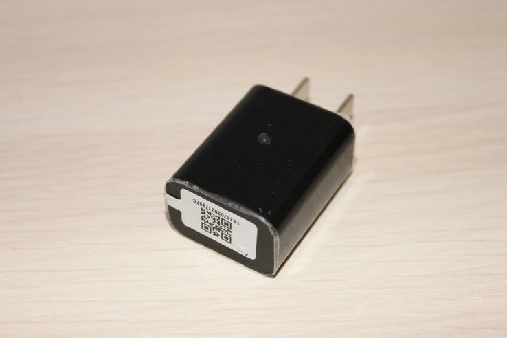 Зарядка Xiaomi USB 5V 1000mA (real) американская вилка, фото №2