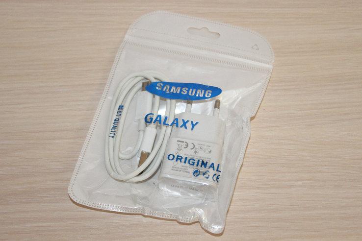 Зарядка Samsung USB 2A + кабель micro Usb Выход: 5V 2A (real)