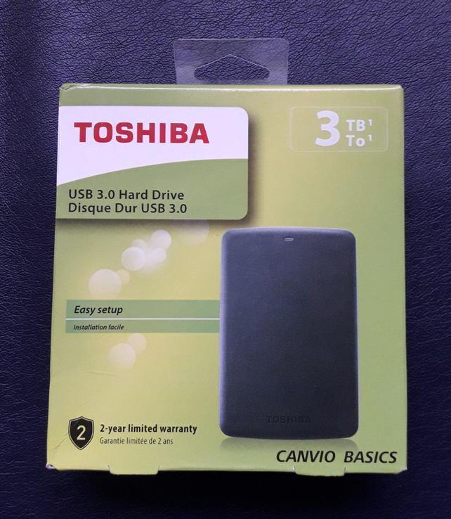  Внешний HDD Toshiba Canvio Basics 3Tb