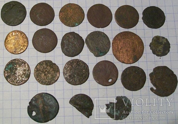 Боратинки и другие монеты средневековой Европы.  21 штука., фото №4