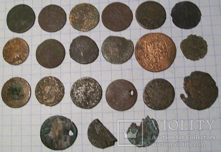 Боратинки и другие монеты средневековой Европы.  21 штука., фото №5