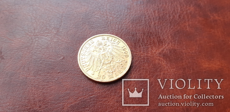 Золото 20 марок 1900 г. Пруссия, фото №8