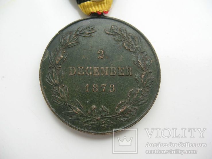 Австро-Венгрия " Военная медаль " " 2 December 1873 ", фото №5