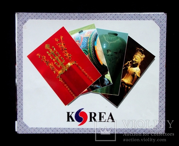 Korea складной буклет-открытка, фото №2