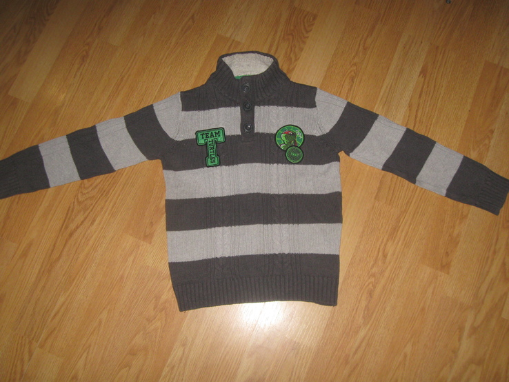 Котонновий вязаний свитер на 8-9 рочків C&amp;A, photo number 4