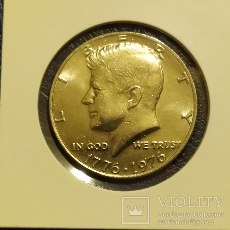 50 центов США 1976 год, фото №2