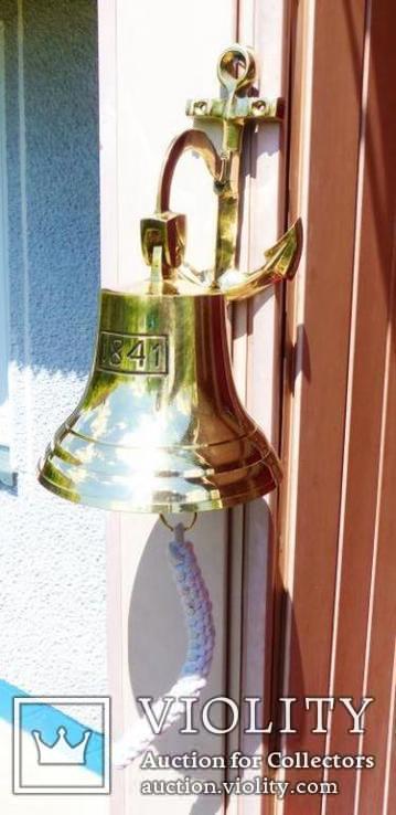 1841 - Морской колокол - Рында - Бронза - Германия - колокольчик, фото №4