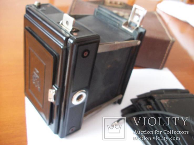 Фотоаппарат Турист [оригинальный футляр+6-кассет и тросик давний], фото №3