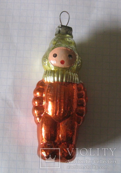 Елочная игрушка "Космонавт" (СССР, старая)