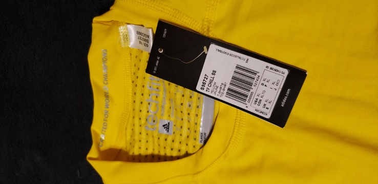 Термобелье adidas футболка XL (желтая), photo number 3