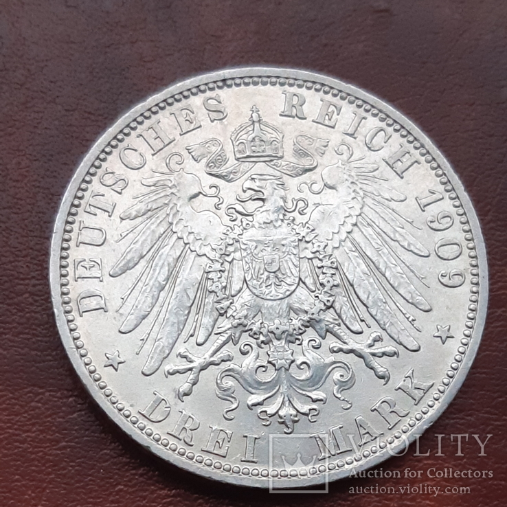 3 марки 1909 г. Шварцбург-Зондерхаузен, фото №7
