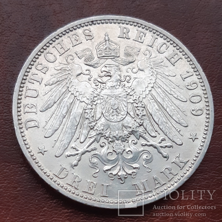 3 марки 1909 г. Шварцбург-Зондерхаузен, фото №8