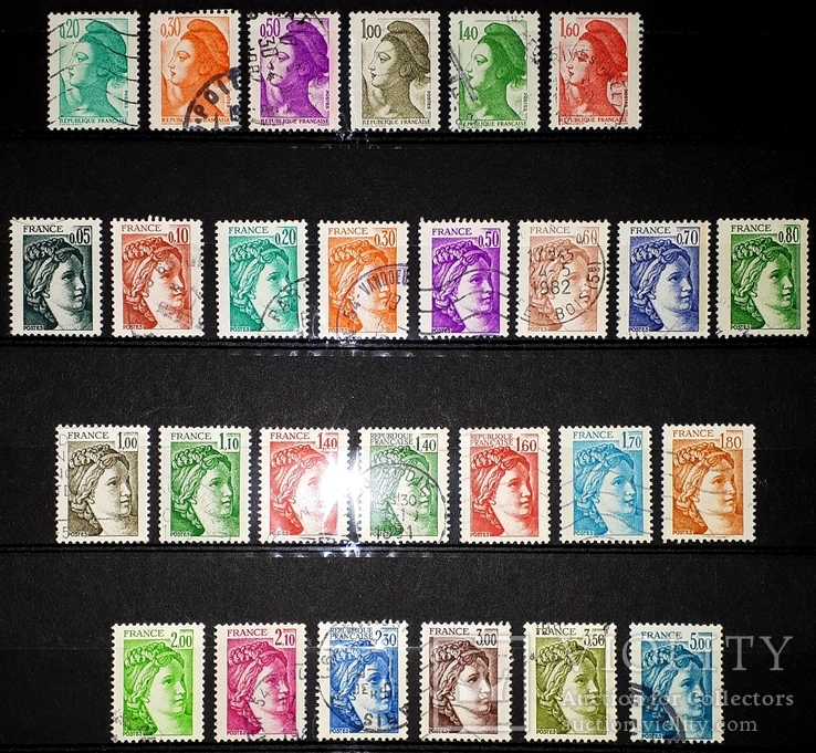 Подборка почтовых марок Франции Франция
