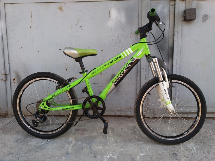 Велосипед 20 кол DAKAR, амортизатор, 6(передач)на вік 5-10 років .Обладнання ШИМАНО., фото №2