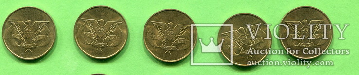 Йемен 5 и 10 филсов 20 монет в лоте, numer zdjęcia 5