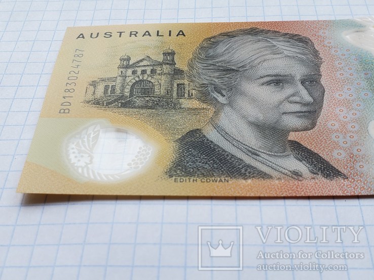 Австралия 50 долларов,пластик., фото №6