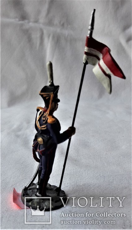 Коллекционный солдат (74), олово, ракрашенный, фото №6