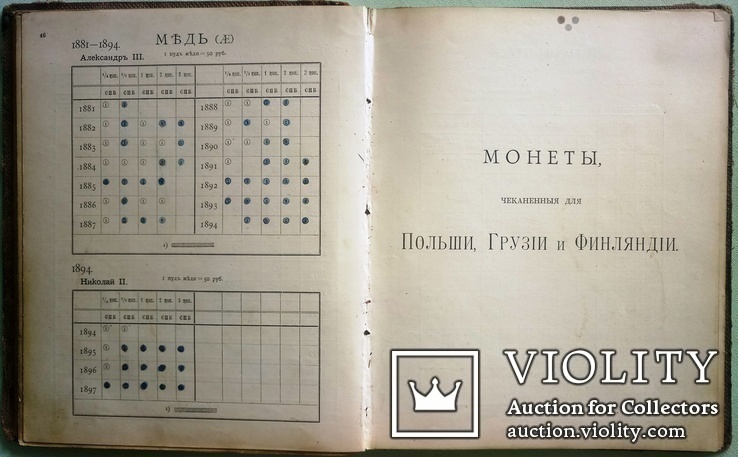 1898  Таблицы русских монет. Хр. Гиль. Таблицы русских монет. Практическое руководство, фото №11