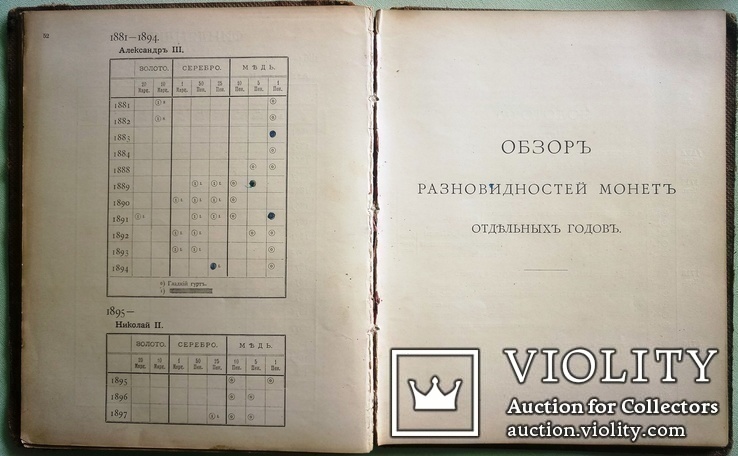 1898  Таблицы русских монет. Хр. Гиль. Таблицы русских монет. Практическое руководство, фото №12