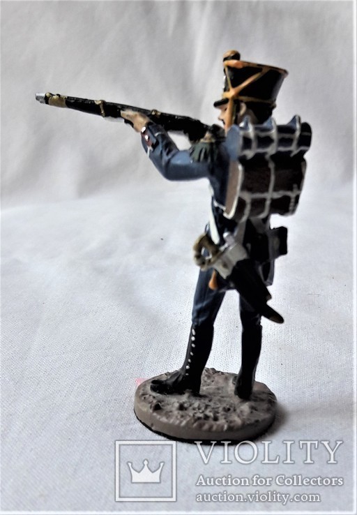 Коллекционный солдат (76), олово, ракрашенный, фото №5