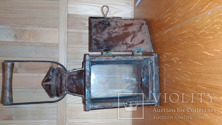 Старий фонар зтабличкою  Левъ Кієвъ, фото №2