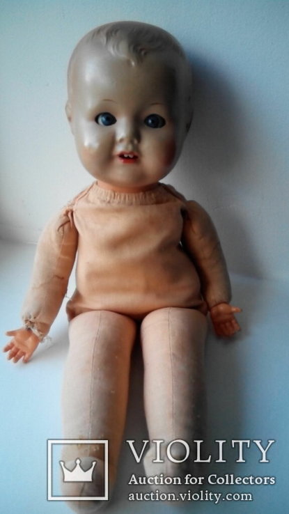 Старинная кукла Sonneberg 40-е гг плачет Германия, фото №4