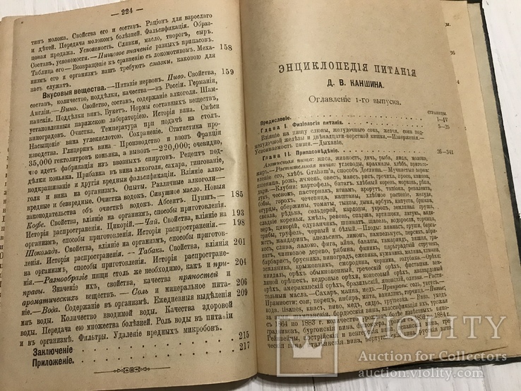 1895 Энциклопедия питания Интересы желудка, фото №10