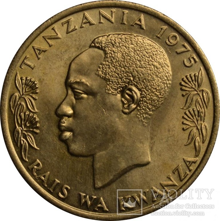 Танзания. 1 Шиллинг 1975 г., фото №2
