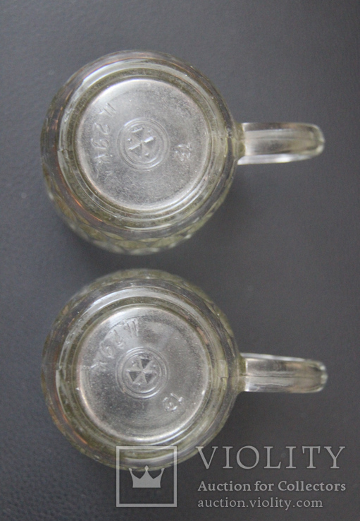2 пивные кружки СССР с пупырышками=  0,25л, фото №7