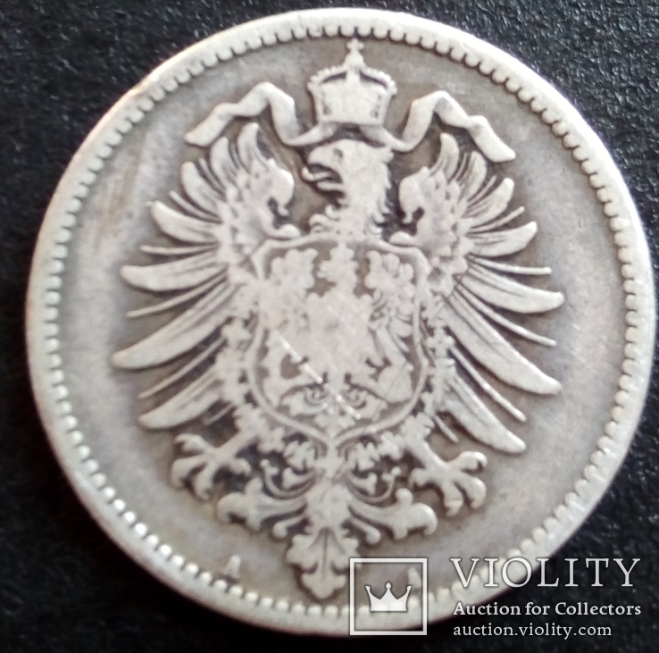 1 марка, 1876 г Германия, фото №8