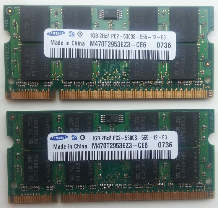Оперативная память Samsung DDR2 1Gb (M470T2953EZ3), photo number 2