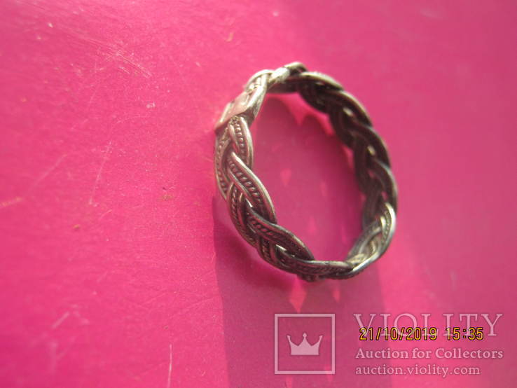 Срібний перстень, фото №3