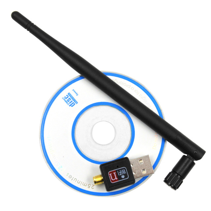 USB WI-FI адаптер 802.11N 150* Mbps антена на 5 дб + УПАКОВКА, numer zdjęcia 2