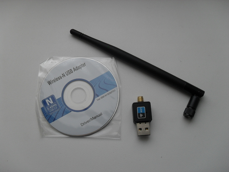 USB WI-FI адаптер 802.11N 150* Mbps антена на 5 дб + УПАКОВКА, фото №3