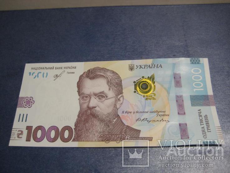 1000 гривен 2019 года. UNC. Подпись - Яков Смолий., фото №2