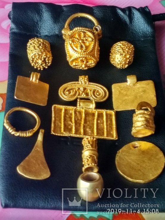 Колекція із золотих предметів ч.к., фото №4