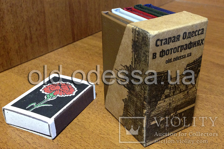 Одесса. Набор миниатюрных книжек-фотогармошек по истории Одессы, фото №2