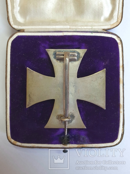 Железный крест 1 класса 1914 года клеймо КО в футляре., фото №5